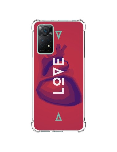 Coque Xiaomi Redmi Note 11 Pro Love Coeur Triangle Amour - Javier Martinez