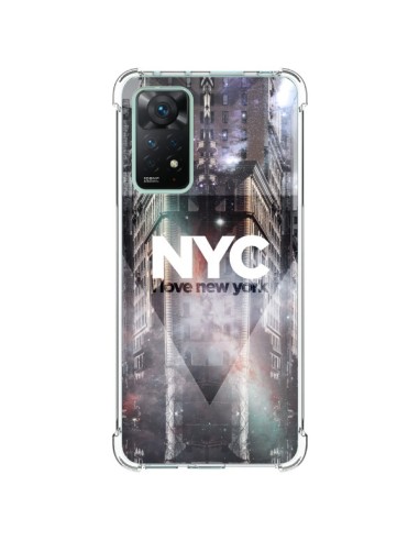 Coque Xiaomi Redmi Note 11 Pro I Love New York City Violet - Javier Martinez