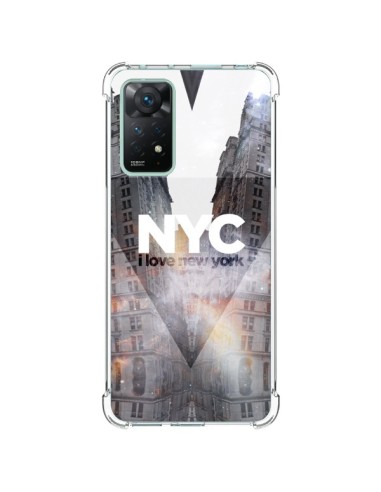 Coque Xiaomi Redmi Note 11 Pro I Love New York City Orange - Javier Martinez