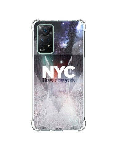 Coque Xiaomi Redmi Note 11 Pro I Love New York City Bleu - Javier Martinez