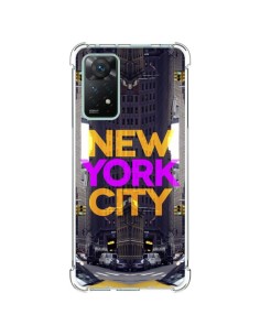 Coque Xiaomi Redmi Note 11 Pro New York City Orange Violet - Javier Martinez