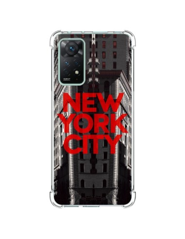 Coque Xiaomi Redmi Note 11 Pro New York City Rouge - Javier Martinez