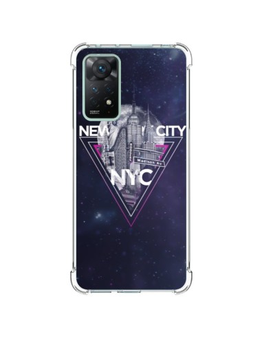 Xiaomi Redmi Note 11 Pro Case New York City Triangle Pink - Javier Martinez