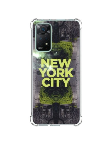 Coque Xiaomi Redmi Note 11 Pro New York City Vert - Javier Martinez