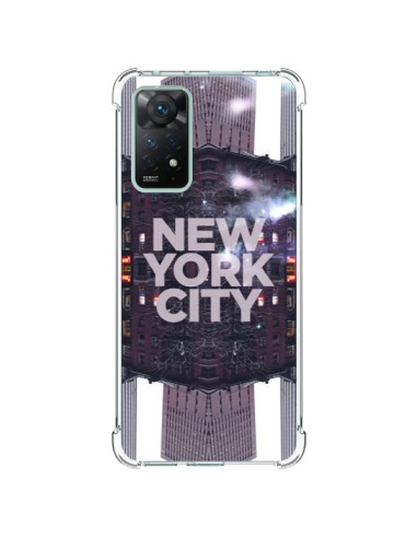 Coque Xiaomi Redmi Note 11 Pro New York City Violet - Javier Martinez