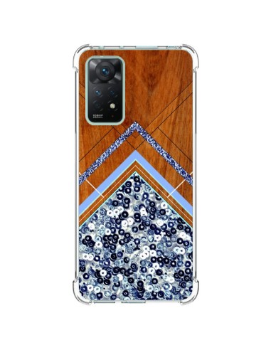 Coque Xiaomi Redmi Note 11 Pro Sequin Geometry Bois Azteque Aztec Tribal - Jenny Mhairi