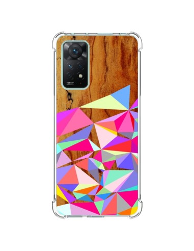 Coque Xiaomi Redmi Note 11 Pro Wooden Multi Geo Bois Azteque Aztec Tribal - Jenny Mhairi