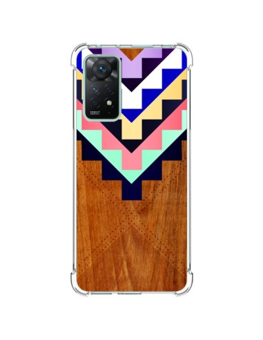 Coque Xiaomi Redmi Note 11 Pro Wooden Tribal Bois Azteque Aztec Tribal - Jenny Mhairi