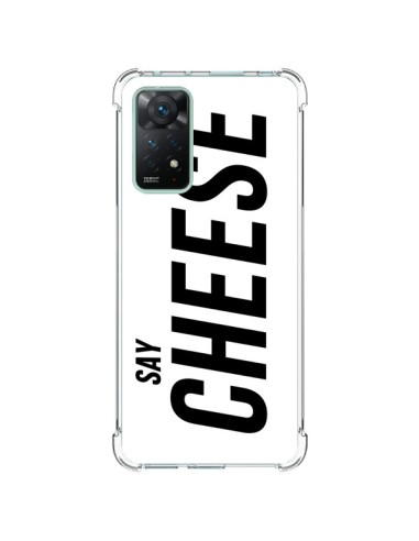 Coque Xiaomi Redmi Note 11 Pro Say Cheese Smile Blanc - Jonathan Perez
