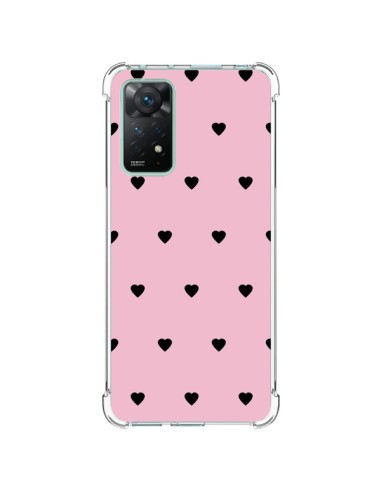 Coque Xiaomi Redmi Note 11 Pro Coeurs Roses - Jonathan Perez