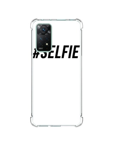 Coque Xiaomi Redmi Note 11 Pro Hashtag Selfie Noir Vertical - Jonathan Perez