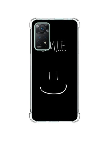 Coque Xiaomi Redmi Note 11 Pro Smile Souriez Noir - Jonathan Perez