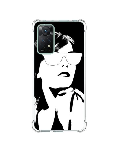 Coque Xiaomi Redmi Note 11 Pro Fille Lunettes Blanches - Jonathan Perez