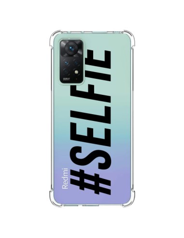 Cover Xiaomi Redmi Note 11 Pro Hashtag Selfie Trasparente - Jonathan Perez