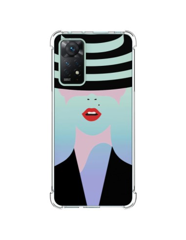 Xiaomi Redmi Note 11 Pro Case Girl Cappello Clear - Dricia Do