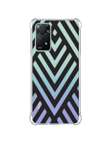 Coque Xiaomi Redmi Note 11 Pro Geometric Azteque Noir Transparente - Dricia Do