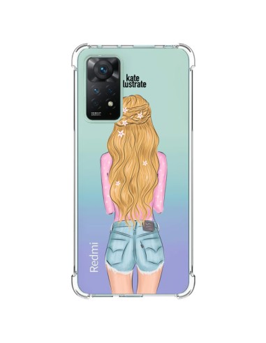 Cover Xiaomi Redmi Note 11 Pro Blonde Don't Care Bionda Trasparente - kateillustrate