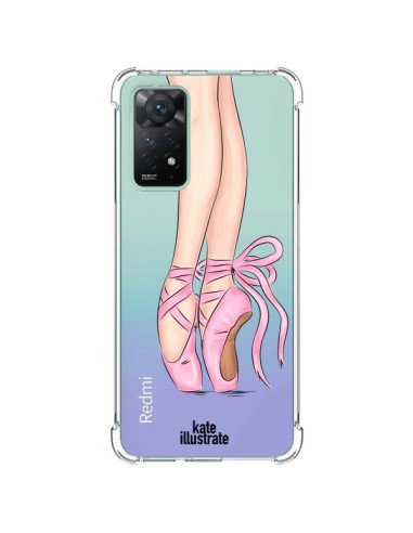 Cover Xiaomi Redmi Note 11 Pro Ballerina Danza Trasparente - kateillustrate