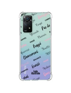 Xiaomi Redmi Note 11 Pro Case Ballerina Parole Clear - kateillustrate