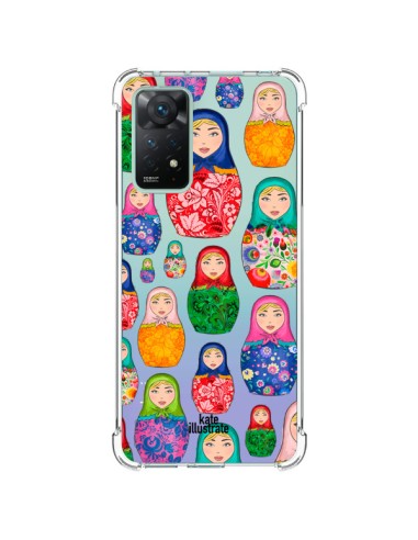 Cover Xiaomi Redmi Note 11 Pro Matryoshka Bambola Russa Trasparente - kateillustrate