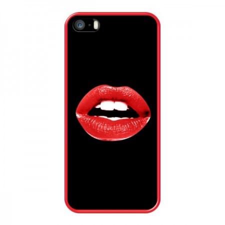 Coque Lèvres Rouges pour iPhone 5 et 5S - Jonathan Perez Coque Lèvres Rouges pour iPhone 5 et 5S - Jonathan Perez