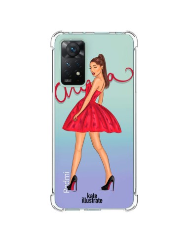 Coque Xiaomi Redmi Note 11 Pro Ariana Grande Chanteuse Singer Transparente - kateillustrate