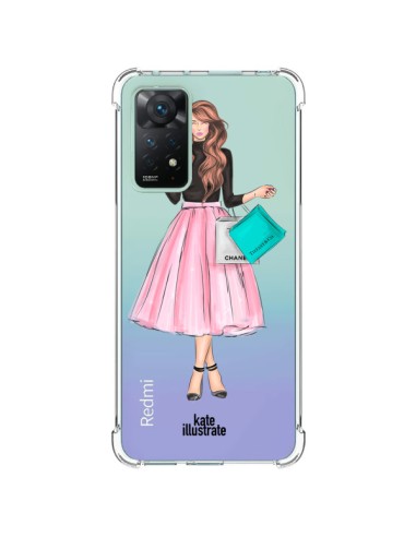 Coque Xiaomi Redmi Note 11 Pro Shopping Time Transparente - kateillustrate