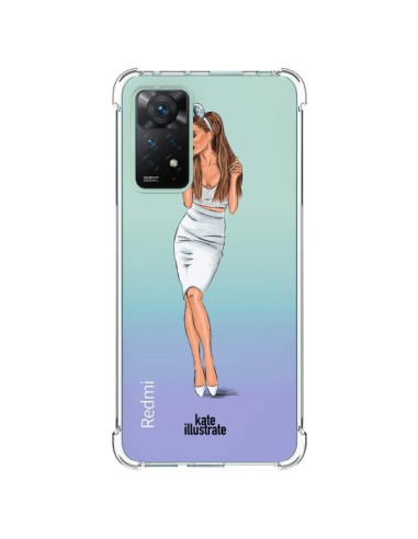 Cover Xiaomi Redmi Note 11 Pro Ice Queen Ariana Grande Cantante Trasparente - kateillustrate