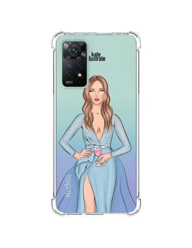 Coque Xiaomi Redmi Note 11 Pro Cheers Diner Gala Champagne Transparente - kateillustrate