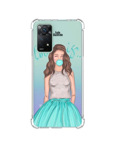 Coque Xiaomi Redmi Note 11 Pro Bubble Girls Tiffany Bleu Transparente - kateillustrate