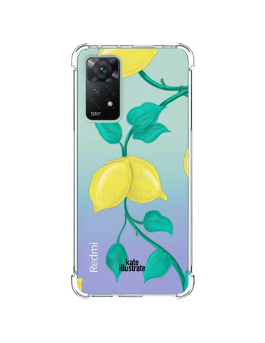 Coque Xiaomi Redmi Note 11 Pro Lemons Citrons Transparente - kateillustrate