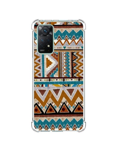 Coque Xiaomi Redmi Note 11 Pro Azteque Vert Marron - Kris Tate