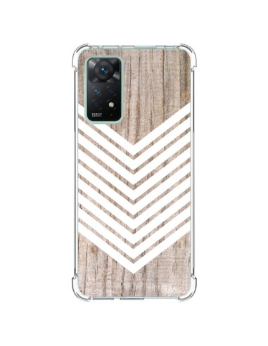 Coque Xiaomi Redmi Note 11 Pro Tribal Aztèque Bois Wood Flèche Blanc - Laetitia