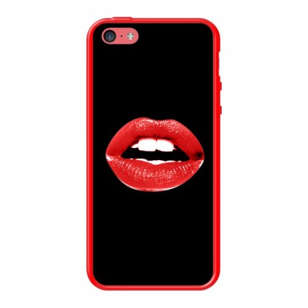 Coque Lèvres Rouges pour iPhone 5C - Jonathan Perez