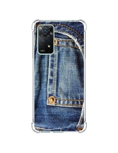 Coque Xiaomi Redmi Note 11 Pro Jean Bleu Vintage - Laetitia