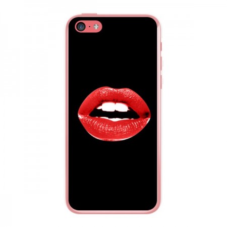 Coque Lèvres Rouges pour iPhone 5C - Jonathan Perez