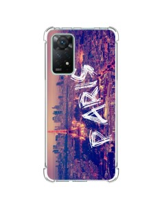 Coque Xiaomi Redmi Note 11 Pro Paris Tour Eiffel Tower Nuit - Laetitia