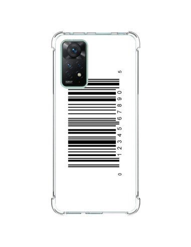 Xiaomi Redmi Note 11 Pro Case Barcode Black - Laetitia