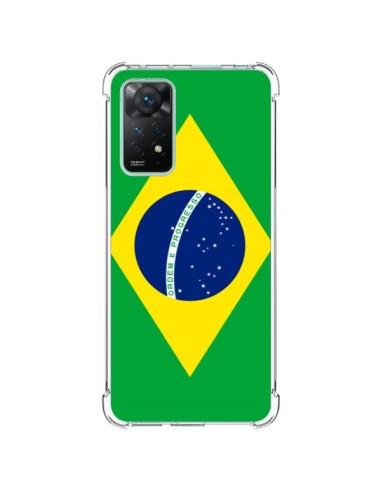 Coque Xiaomi Redmi Note 11 Pro Drapeau Brésil Brésilien - Laetitia