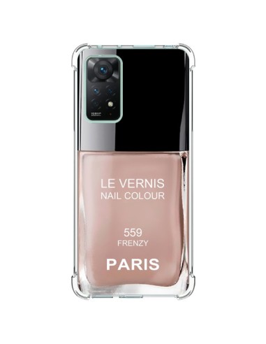 Xiaomi Redmi Note 11 Pro Case Nail polish Paris Frenzy Beige - Laetitia