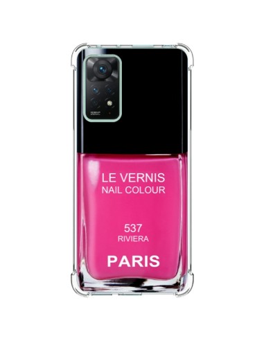Coque Xiaomi Redmi Note 11 Pro Vernis Paris Riviera Rose - Laetitia