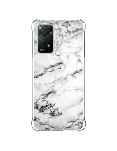 Coque Xiaomi Redmi Note 11 Pro Marbre Marble Blanc White - Laetitia