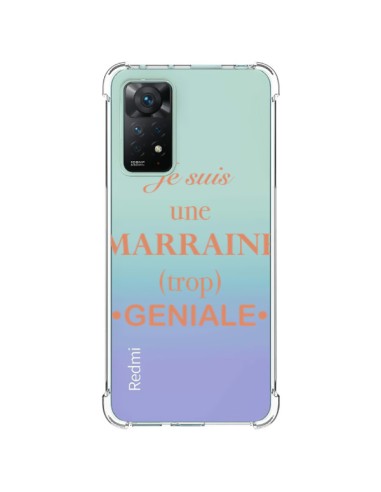 Xiaomi Redmi Note 11 Pro Case Sono una Madrina geniale Clear - Laetitia