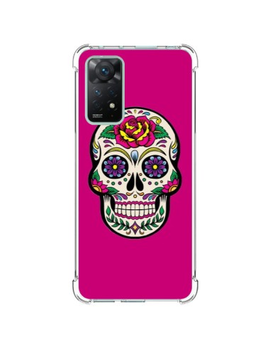 Cover Xiaomi Redmi Note 11 Pro Teschio Messicano Rosa Fucsia - Laetitia