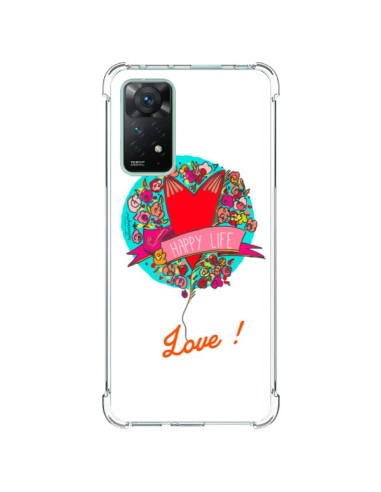 Coque Xiaomi Redmi Note 11 Pro Love Happy Life - Leellouebrigitte