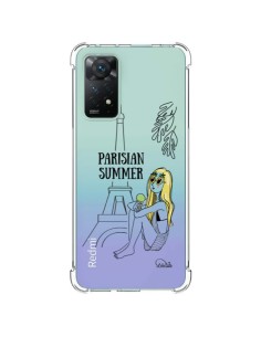 Coque Xiaomi Redmi Note 11 Pro Parisian Summer Ete Parisien Transparente - Lolo Santo