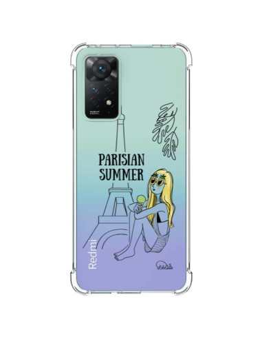 Coque Xiaomi Redmi Note 11 Pro Parisian Summer Ete Parisien Transparente - Lolo Santo