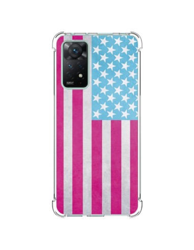 Coque Xiaomi Redmi Note 11 Pro Drapeau USA Vintage - Mary Nesrala