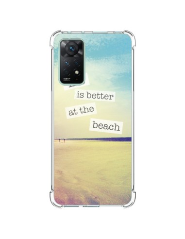 Coque Xiaomi Redmi Note 11 Pro Life is better at the beach Ete Summer Plage - Mary Nesrala