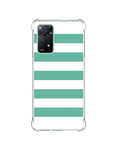 Cover Xiaomi Redmi Note 11 Pro Bande Verde Menta - Mary Nesrala